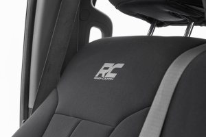 Ford F-350 Super Duty Seat Covers - Front and Rear - Rough Country - Neoprene - '11-'16 Ford F-350 Super Duty Seat Covers - Front and Rear - Rough Country - Neoprene - '11-'16